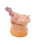 <p>Wiedemann/Mettler, <em>BODYBUILDING 42</em>, 2022, porcelain and glazed ceramics, 28.5 x 25 x 24 cm</p>
