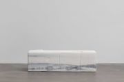 <p>Hu Qingyan, <em>Gift VII</em>, 2022, marble, 29 x 99 x 37 cm</p>
