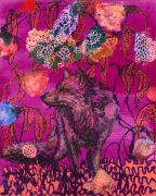 <p>Rebekka Steiger,&nbsp;<em>untitled,</em> 2025, tempera and acrylic ink on canvas, 100 x 80 cm</p>
