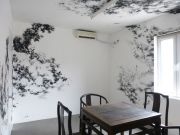 <p>Julia Steiner, <em>plot (meeting space)</em>, 2012, wall drawing, gouache, 511 x 358 x 290 cm, site specific work</p>
