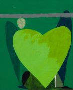<p>Miao Miao, <em>The Heart-stealing Eagle</em>, 2025, oil, pigment, wax, acrylic on canvas, 74.5 x 60 cm</p>
