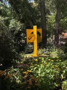<p>Antonio Ballester Moreno,&nbsp;<em>Clouds (Yellow),</em> 2025, aluminium, 240 x 138 x 54 cm</p>
