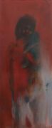 <p>谢其，<em>高温红</em>，2020，布面油画，200 x 80 cm</p>
