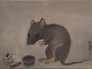 <p>Han Yong,&nbsp;<em>Han Duanwu / Han Doudou,</em> 2026, oil on mounted panel, 30 x 40 cm (front)</p>
