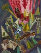 <p>Han Yong,&nbsp;<em>Mount Olivet,</em> 2004, oil on canvas, 41 x 32 cm</p>
