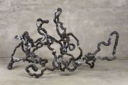<p>Hu Qingyan, <em>The Empty Room</em>, 2013, square steel tube, air, 157 x 272 x 146 cm</p>
