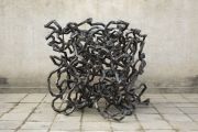 <p>Hu Qingyan, <em>The Empty Room No. 2</em>, 2014, square steel tube, air,<br />
190 x 212 x 185 cm</p>
