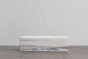 <p>Hu Qingyan, <em>Gift VII</em>, 2022, marble, 29 x 99 x 37 cm</p>
