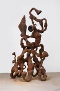 <p>Hu Qingyan, <em>Go in One Ear and out The Other No. 5</em>, 2017-2018, carbon steel, air, 410 x 212 x 190 cm</p>
