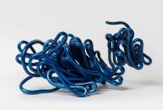 <p>Hu Qingyan, <em>Nothing but You Can Put It Up at Home</em>, 2016 (No. 1), carbon steel, car paint, 35 x 65 x 45 cm</p>
