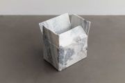 <p>Hu Qingyan, <em>The World of Silence VIII</em>, 2022, marble, 43 x 43 x 33 cm</p>
