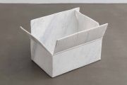 <p>Hu Qingyan, <em>The World of Silence XVII,</em> 2023, marble, 42.5 x 69 x 45 cm</p>
