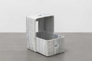<p>Hu Qingyan, <em>There's Nothing</em>, 2025, marble, 47 x 47 x 33.5 cm</p>

