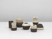 <p>Julia Steiner,&nbsp;<em>daily turn (seven) I,</em> 2022, ceramics, 7 pieces,&nbsp; d: 10-14 cm, h: 9-15.5 cm, unique</p>
