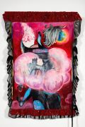 <p>Klodin Erb,&nbsp;<em>Rosa Nebel,</em> 2022 / 2023, Oil, acrylic and acrylic spray paint on canvas, fabric frame, ca. 365 x 240 cm</p>
