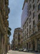<p>Lang/Baumann, <em>Comfort #14</em>, 2015, polyester fabric, ventilator, 5 tubes of 30 m length, diameter 190 cm, installation view, <em>Between the idea and the experienc</em>e, Havana, Cuba</p>

