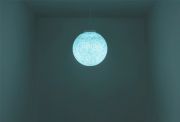 <p>Li Gang,<em> </em><em>Skin Colour</em>, 2020 (Li Gan55022), banknote pigment, light bulb and cable, &Oslash; 50 cm</p>
