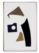 <p>Marion Baruch,&nbsp;<em>Collage-Portrait,</em> 2022, fabric, 84 x 48 cm (framed)</p>
