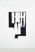 <p>Marion Baruch,&nbsp;<em>Le Modernisme Revient &agrave; L'Attaque,</em> 2022, Nylon Spesso Nero, 223 x 144 cm</p>
