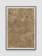 <p>米尔科&middot;巴泽吉亚，<em>States of Mind &ndash; restless, agitated</em>，2025，鸡腿蘑内的墨水，18.5 x 12.5（画芯）; 22 x 16.5 cm（带框）</p>
