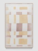 <p>Mirko Baselgia,&nbsp;<em>good evening,</em> 2022, handwoven linen from the Tessanda Val M&uuml;stair, larch wood, mineral pigments, 178 x 110 x 2.2 cm</p>
