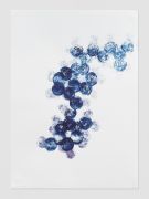 <p>米尔科&middot;巴泽吉亚，<em>cholecalciferol II</em>，2022，纸上靛蓝墨，紫罗兰墨，70 x 50 cm</p>
