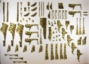 <p>Marion Baruch, <em>Boutique Safari</em>, 2018, cotton and synthetic, wool cloth, ca. 300 x 500 cm (site-specific)</p>
