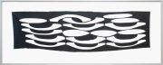<p>Marion Baruch, <em>Linguaggio delle forme</em>, 2021, polyester fabric,71.5 x 179.5&nbsp; x 4 cm (framed)</p>
