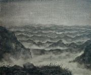 <p>孟煌，<em isrender="true">远山 No. 1，</em>2008，布面油画，38 x 46 cm</p>
