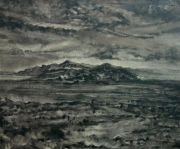 <p>孟煌，<em isrender="true">远山 No. 5，</em>2008，布面油画，38 x 46 cm</p>
