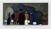 <p>Miao Miao,&nbsp;<em>Big Turn,</em> 2022, oil, pigment, wax on wood, 150 x 300 cm, 2 panels (each panel 150 x 150 cm)</p>
