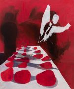 <p>Miao Miao, <em>In the Fruit Store</em>, 2022, oil on canvas, 120 x 100 cm</p>
