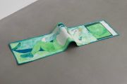 <p>Miao Miao, <em>I am Lying</em>, 2025, rice&nbsp;paper,&nbsp;acrylic,&nbsp;colored&nbsp;pencil,&nbsp;fabric&nbsp;cotton&nbsp;thread,&nbsp;watercolor, 157 x 39 cm</p>
