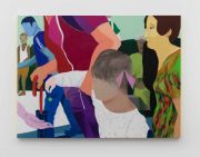 <p>Miao Miao,&nbsp;<em>Let&nbsp;Slip&nbsp;Through&nbsp;,</em> 2022, oil, pigment, wax, acrylic on canvas, 150 x 200 cm</p>
