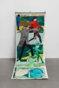 <p>Miao Miao, <em>On&nbsp;the&nbsp;Way&nbsp;to&nbsp;the&nbsp;Cinema</em>, 2024, rice&nbsp;paper,&nbsp;acrylic,&nbsp;colored&nbsp;pencil,&nbsp;fabric&nbsp;cotton&nbsp;thread,&nbsp;watercolor, 185 x 69 cm</p>
