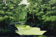 <p>Miao Miao, <em>Travel Destination</em>, 2025, acrylic on canvas, 160 x 240 cm</p>
