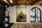 <p>Exhibition View of <em>Minestrone</em>, 2021, Ardez, Switzerland (Shao Fan, <em>Into the Chaos</em>, 2019)</p>
