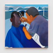 <p>Miao Miao,&nbsp;<em>Have a Haircut,</em> 2021, oil on canvas, 100 x 100 cm</p>
