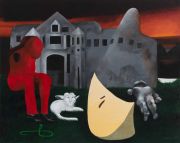 <p>Miao Miao, <em>Near the Castle</em>, 2023, oil, pigment, wax on canvas, 160 x 200 cm</p>
