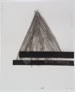 <p>诺特&middot;维塔尔，<em>Mountain</em>，2019，纸上硅胶，泡沫，胶水，铅笔，43.2 x 35.6 cm</p>

