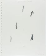 <p>诺特&middot;维塔尔，<em>Under the Surface</em>，2019，纸上胶带，胶水，铅笔，43.2 x 53.6 cm</p>
