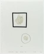 <p>诺特&middot;维塔尔，<em>Circled And Boxed In (Cuba)</em>，2004，纸上综合财材料，43.2 x 35.6 cm</p>
