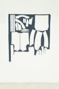 <p>Marion Baruch,&nbsp;<em>Osservatorio,</em> 2018, air force blue cloth, 185 x 160 cm</p>

