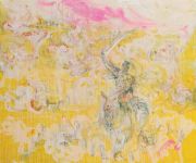 <p isrender="true">高嫣，<em isrender="true">tilting at windmills</em>，2018，布面蛋彩油画，200 x 240 cm</p>
