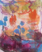 <p isrender="true">高嫣，<em isrender="true">hanging in midair (above sea)</em>，2018，布面蛋彩油画，100 x 80 cm</p>
