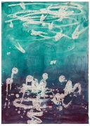 <p>高嫣，<em>untitled</em>，2019，纸上蛋彩水粉画，54.5 x 39.5 cm</p>
