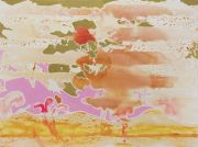<p>Rebekka Steiger, <em>aquifer</em>, 2019, oil and gouache on canvas, 180 x 240 cm</p>
