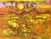 <p>高嫣，<em>untitled</em>，2021，纸上蛋彩油画棒水墨画，50 x 65 cm</p>
