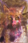 <p>Rebekka Steiger, <em>foxy lady I</em>, 2023, acrylic ink on canvas, 45 x 30 cm, photo by Stefan Altenburger</p>

