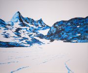 <p>Rebekka Steiger, <em>untitled</em>, 2024, ink on canvas, 250 x 300 cm</p>
